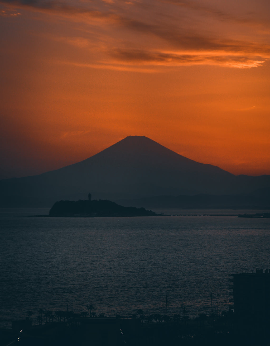 Dusked Fuji